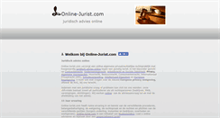 Desktop Screenshot of online-jurist.com