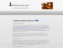 Tablet Screenshot of online-jurist.com